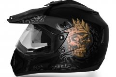 vega helmets offroad-graphics ranger-gold1-db